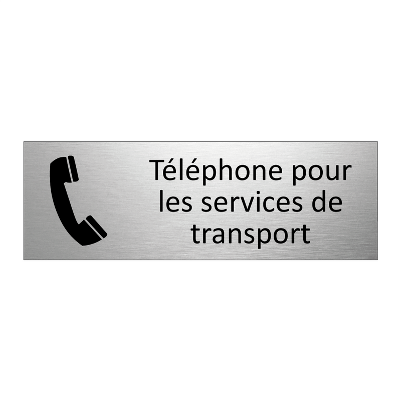 Téléphone pour les services de transport