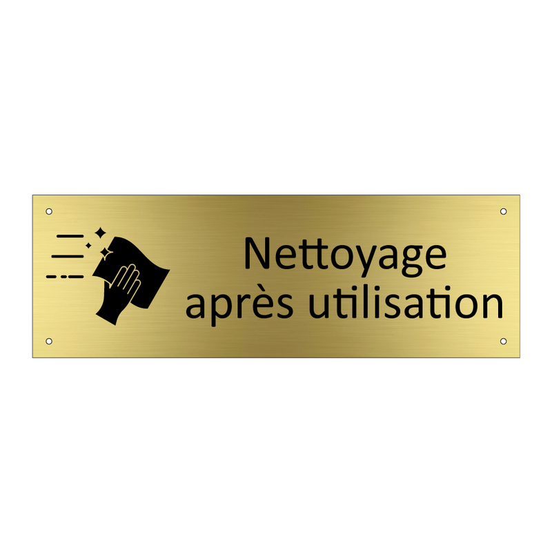 Nettoyage après utilisation