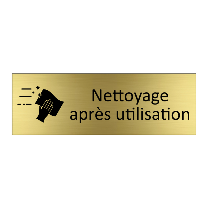 Nettoyage après utilisation