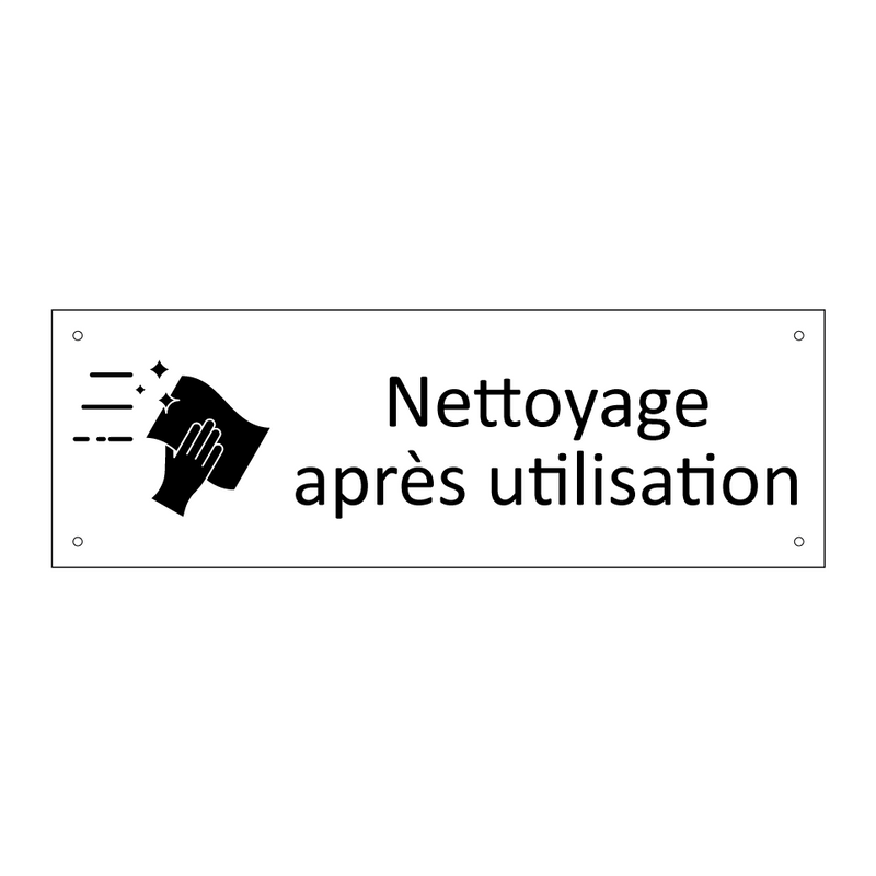 Nettoyage après utilisation