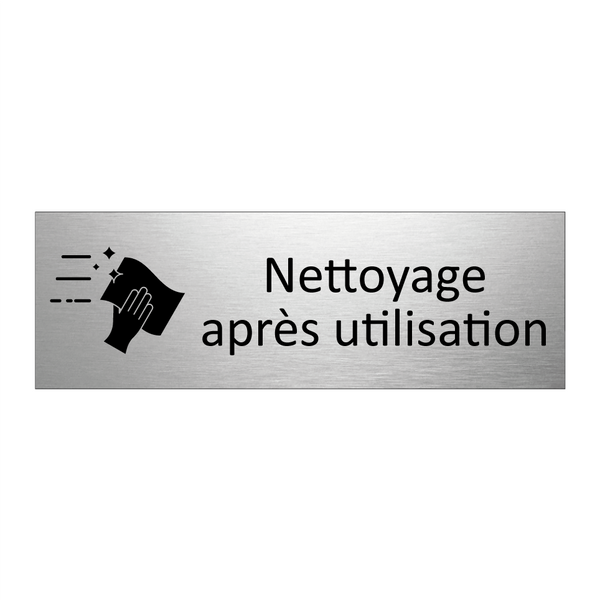 Nettoyage après utilisation