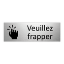 Veuillez frapper