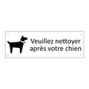 Veuillez nettoyer après votre chien