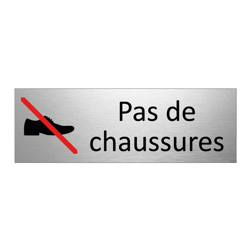Pas de chaussures