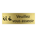 Veuillez vous asseoir