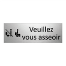 Veuillez vous asseoir