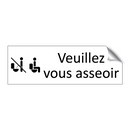 Veuillez vous asseoir