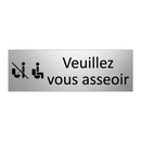 Veuillez vous asseoir