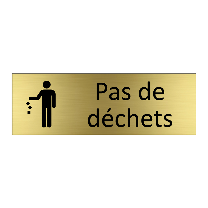 Pas de déchets