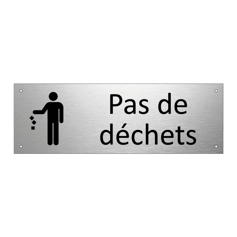 Pas de déchets