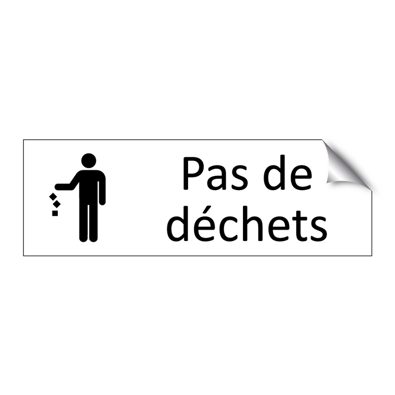 Pas de déchets