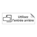 Utilisez l'entrée arrière