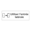 Utiliser l'entrée latérale