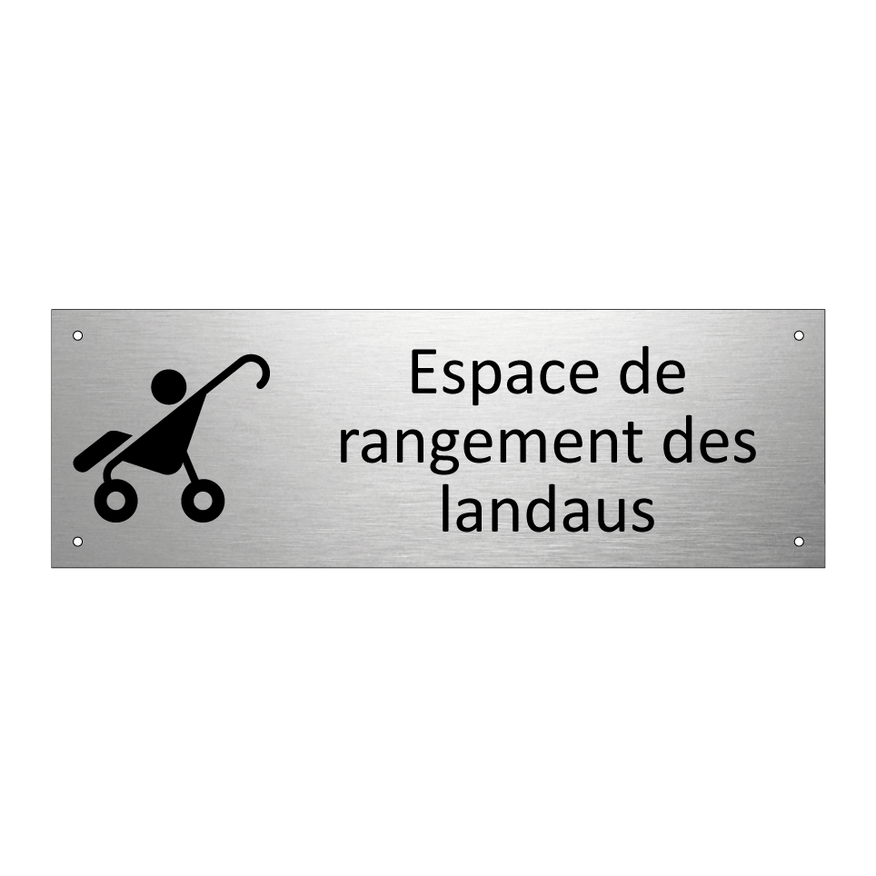 Espace de rangement des landaus
