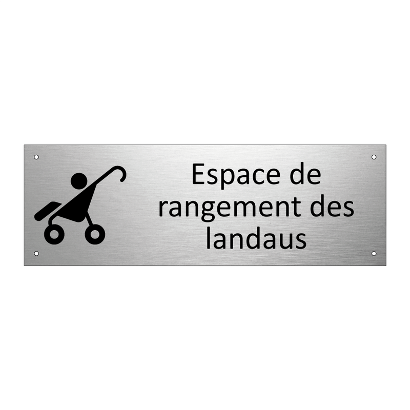Espace de rangement des landaus