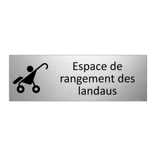 Espace de rangement des landaus