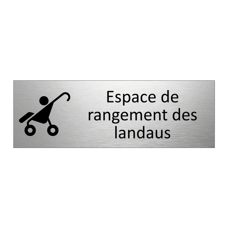 Espace de rangement des landaus