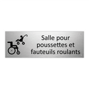 Salle pour poussettes et fauteuils roulants