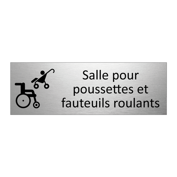Salle pour poussettes et fauteuils roulants