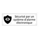 Sécurisé par un système d'alarme électronique