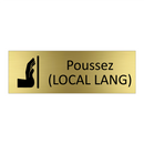 Poussez (LOCAL LANG)