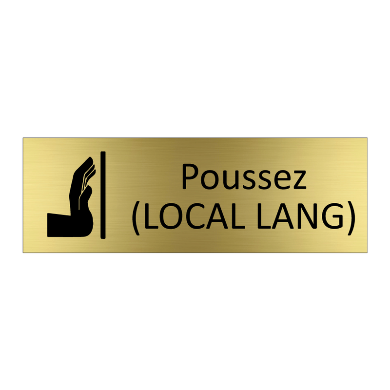 Poussez (LOCAL LANG)