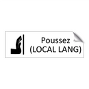 Poussez (LOCAL LANG)