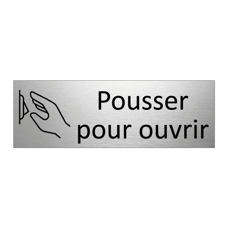 Pousser pour ouvrir