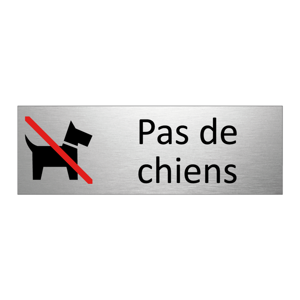 Pas de chiens