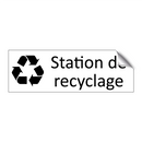 Station de recyclage