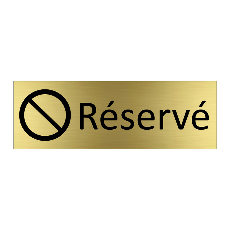 Réservé