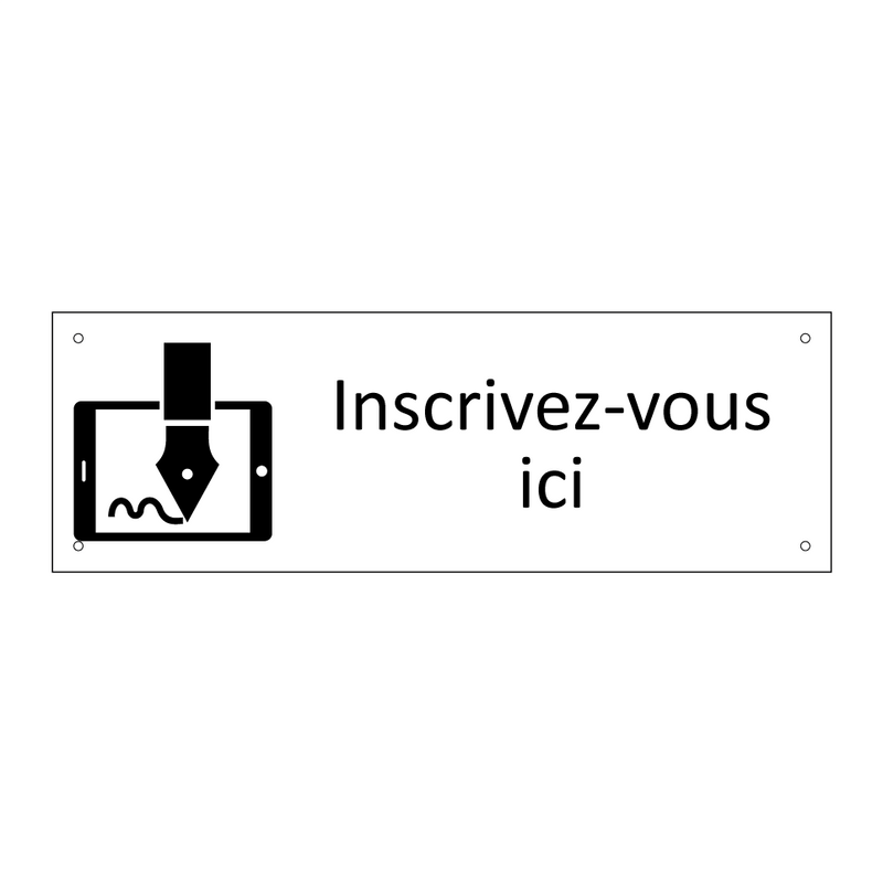 Inscrivez-vous ici