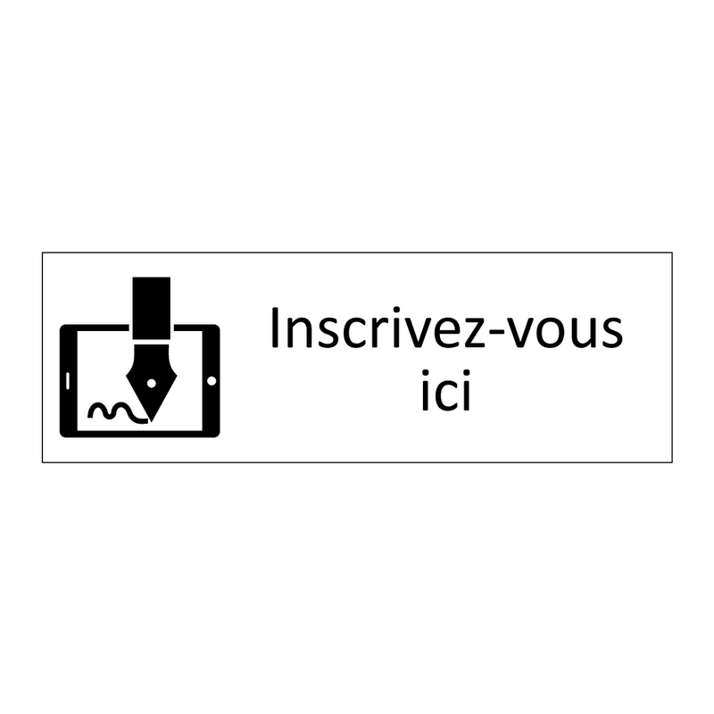 Inscrivez-vous ici