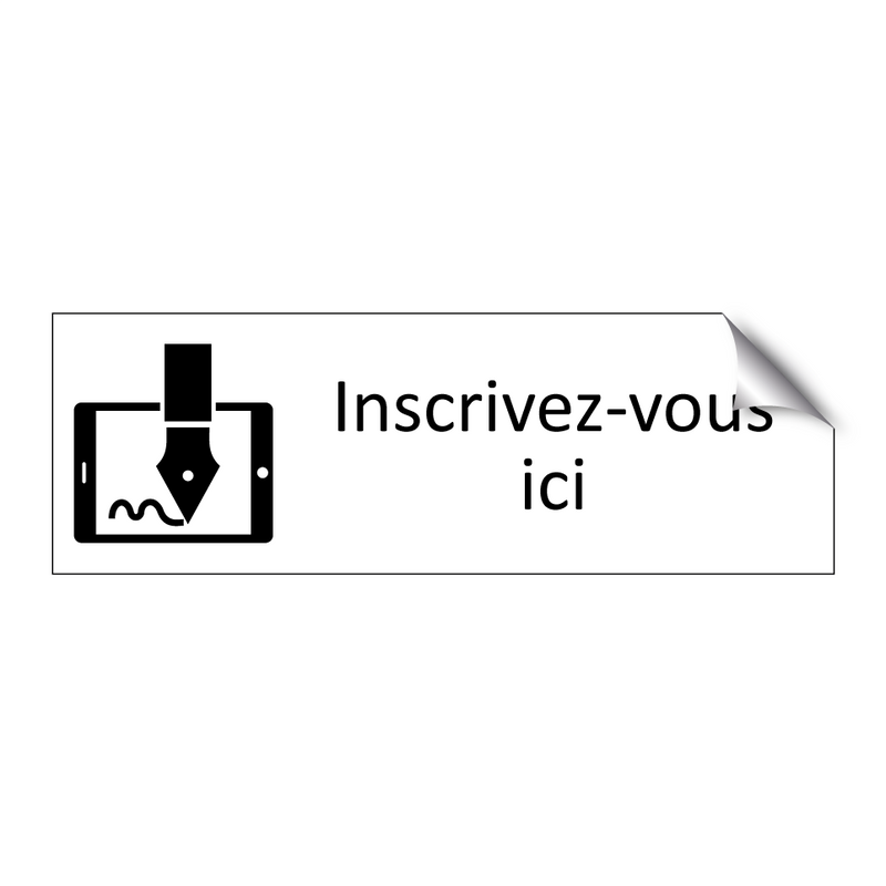 Inscrivez-vous ici