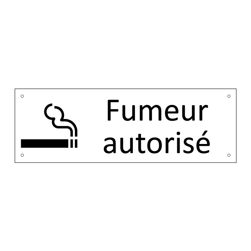 Fumeur autorisé