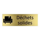 Déchets solides
