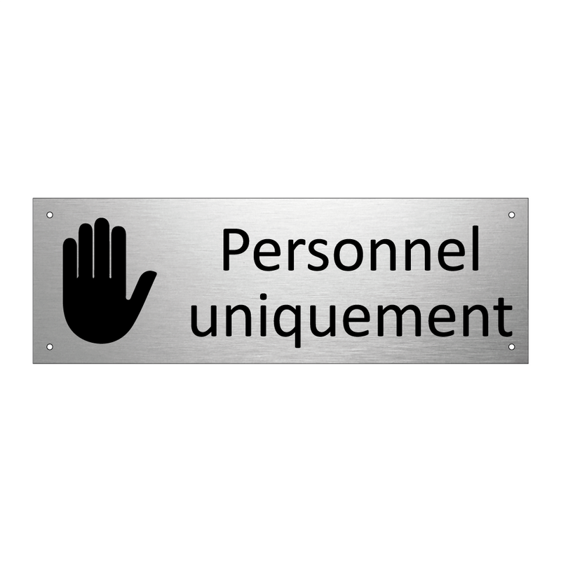Personnel uniquement