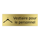 Vestiaire pour le personnel