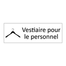 Vestiaire pour le personnel