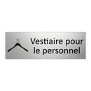 Vestiaire pour le personnel