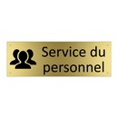 Service du personnel
