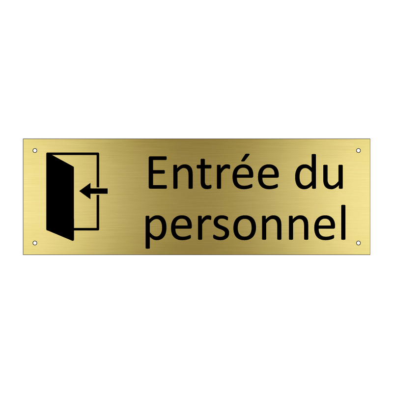 Entrée du personnel