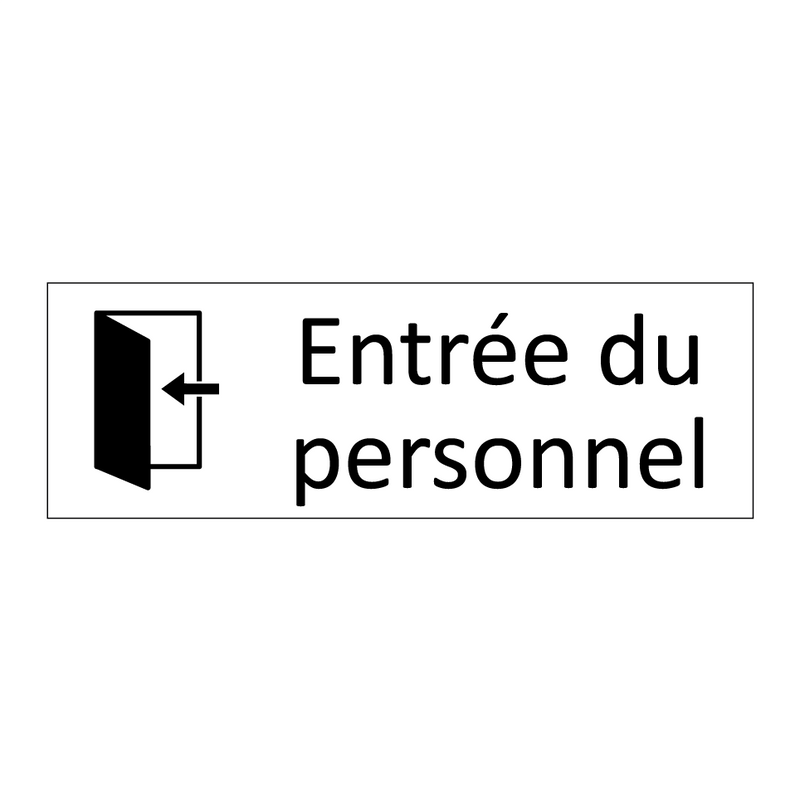 Entrée du personnel