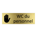 WC du personnel