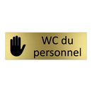 WC du personnel