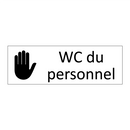 WC du personnel