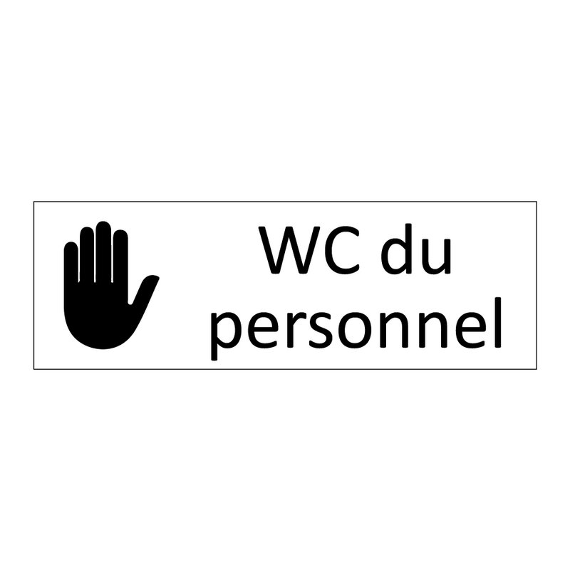 WC du personnel