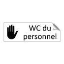 WC du personnel
