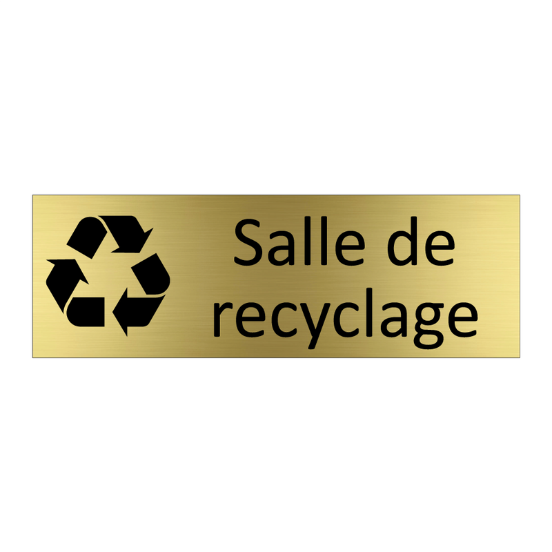Salle de recyclage