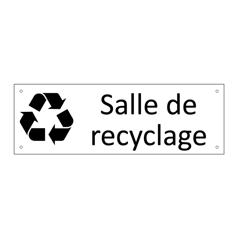 Salle de recyclage